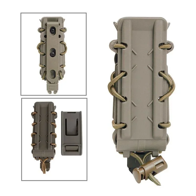 Tactical 9mm Molle Magazine Pouch Case Fastmag Clip Waist Belt Carrier Pistol Rifle Mag Pouch Outdoor CS Hunting Accessories