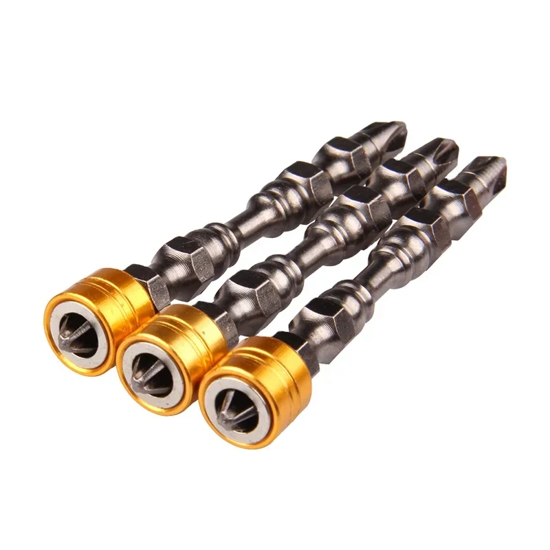 PH2 Single/Double End Head Magnetic Screwdriver Bit Set Hex Bit Hand Machine Tools Screw driver Bit with Coils