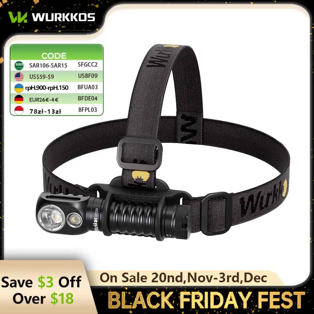 yZ[zWurkkos HD20 [dwbhv 2000LM Cg[` IP68 X|bgCg 21700 EDC wbhCgdsLvp