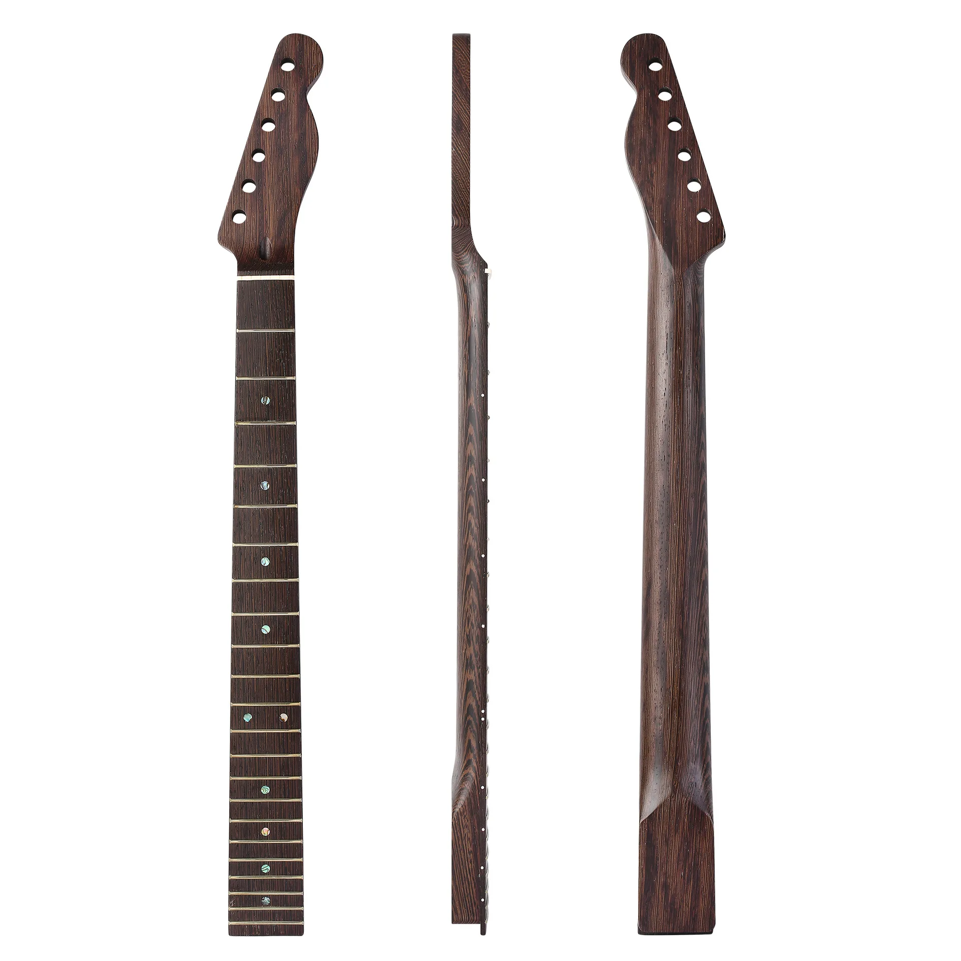 

Matte Finish 22-Fret Chicken Wing Wood Electric Guitar Neck with Colorful Bass Notes for Enhanced Playability
