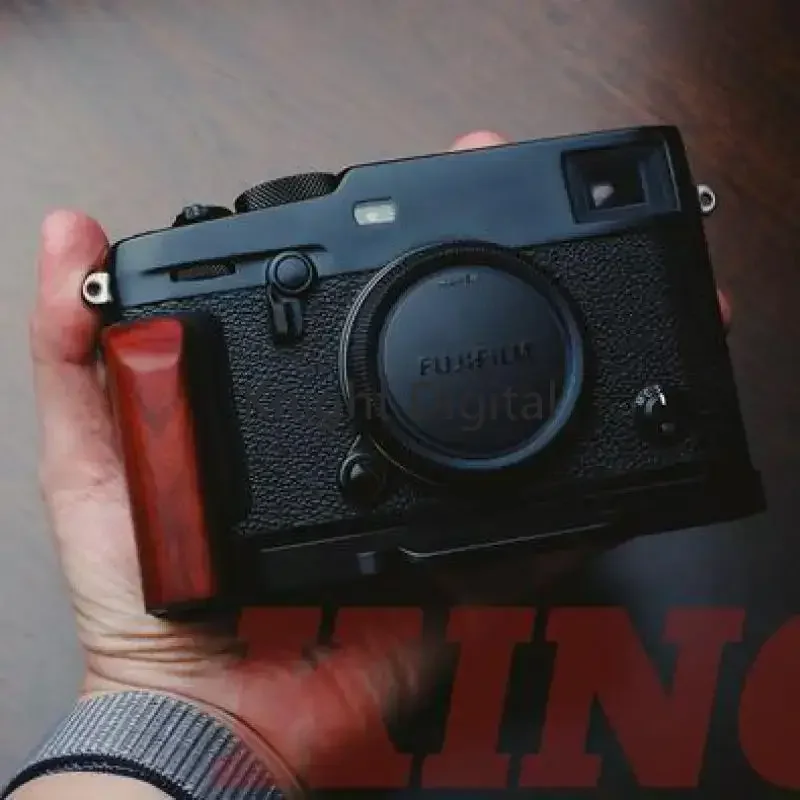 후지 필름 후지 X-Pro3 XPRO3 Arca-스위스 RRS 용 퀵 릴리스 L 플레이트/브래킷 홀더 핸드 나무 그립 L 자형