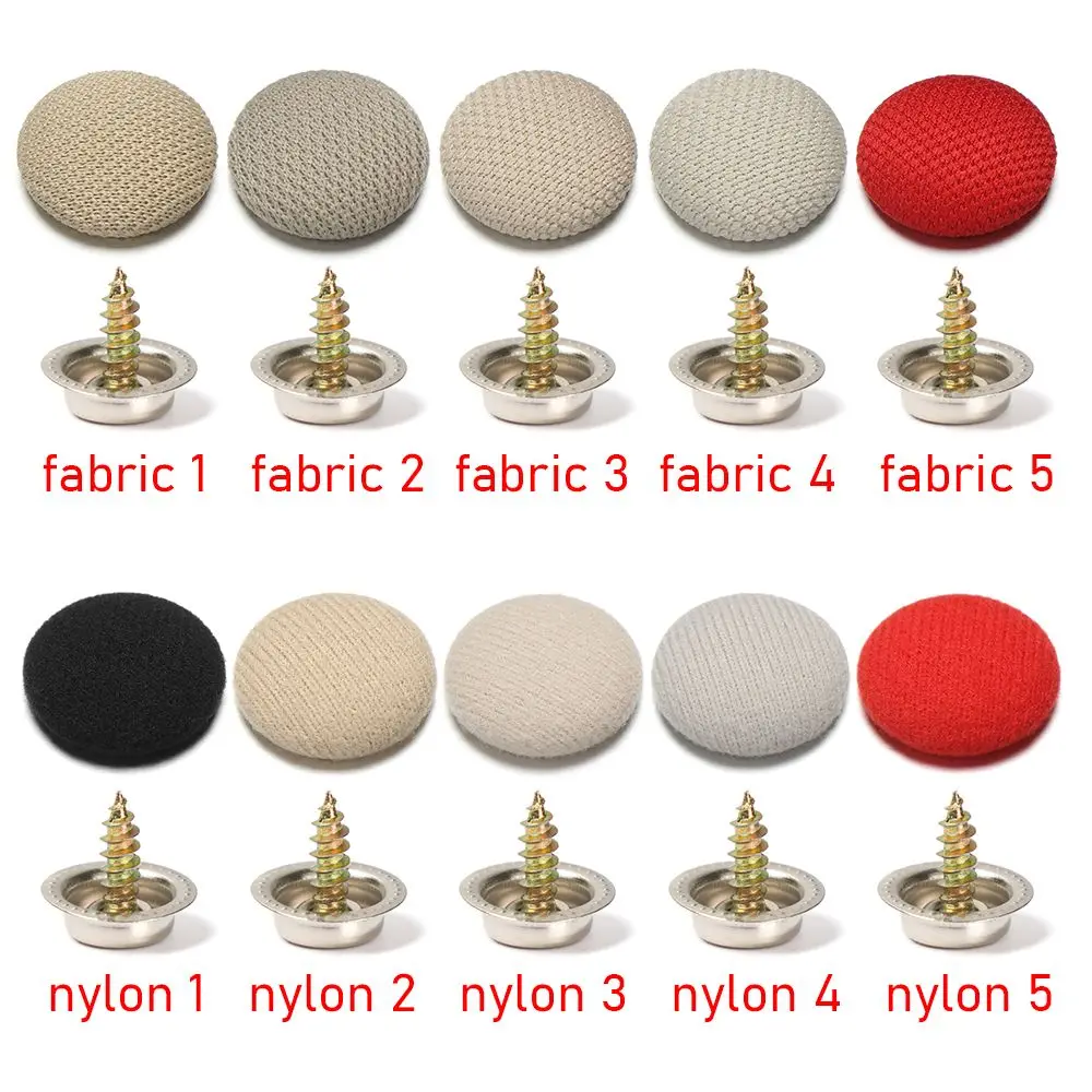 10Pcs Car Roof Buckles Ceiling Cloth Fix Fasteners Fixing Screw Cap Rivets Retainer Automotive Care Headliner Repair Supply