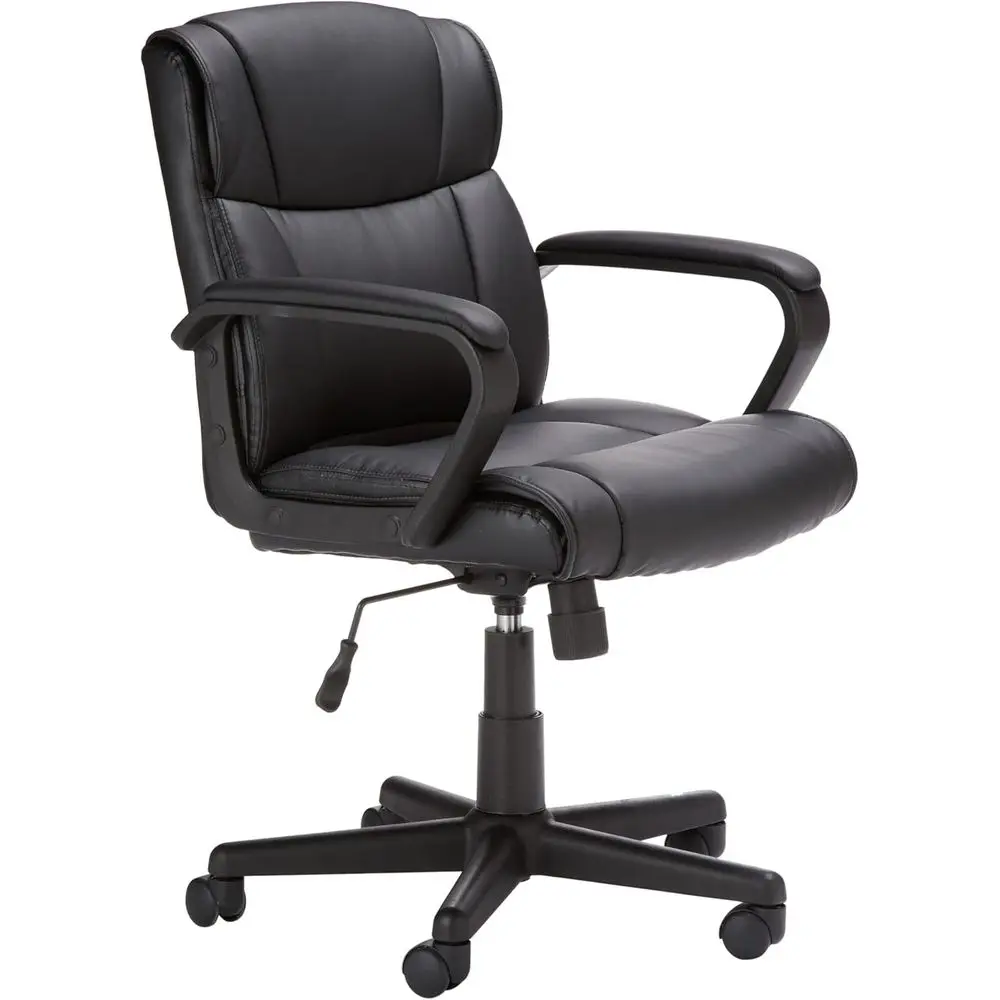 

Oice Task Chair with Adjustable Height, 360° Swivel, Padded Armrests, -Back, Rolling, 275 Pound acity, 24.2"D x 24"W x 34.8"H