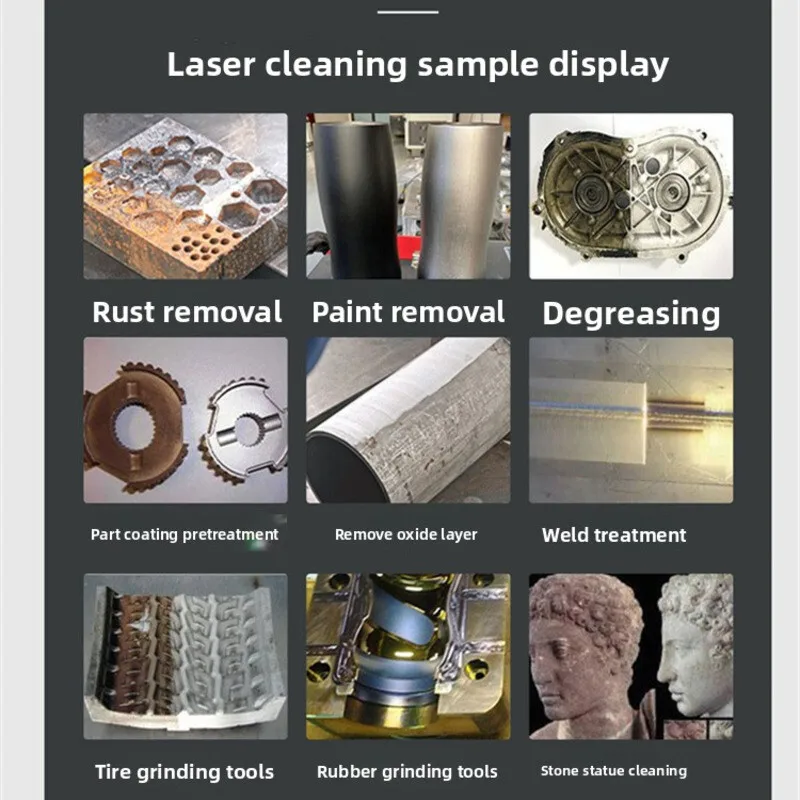 3000 Watt High-Power Metal Handheld Laser Cleaning Rust Removal Machine