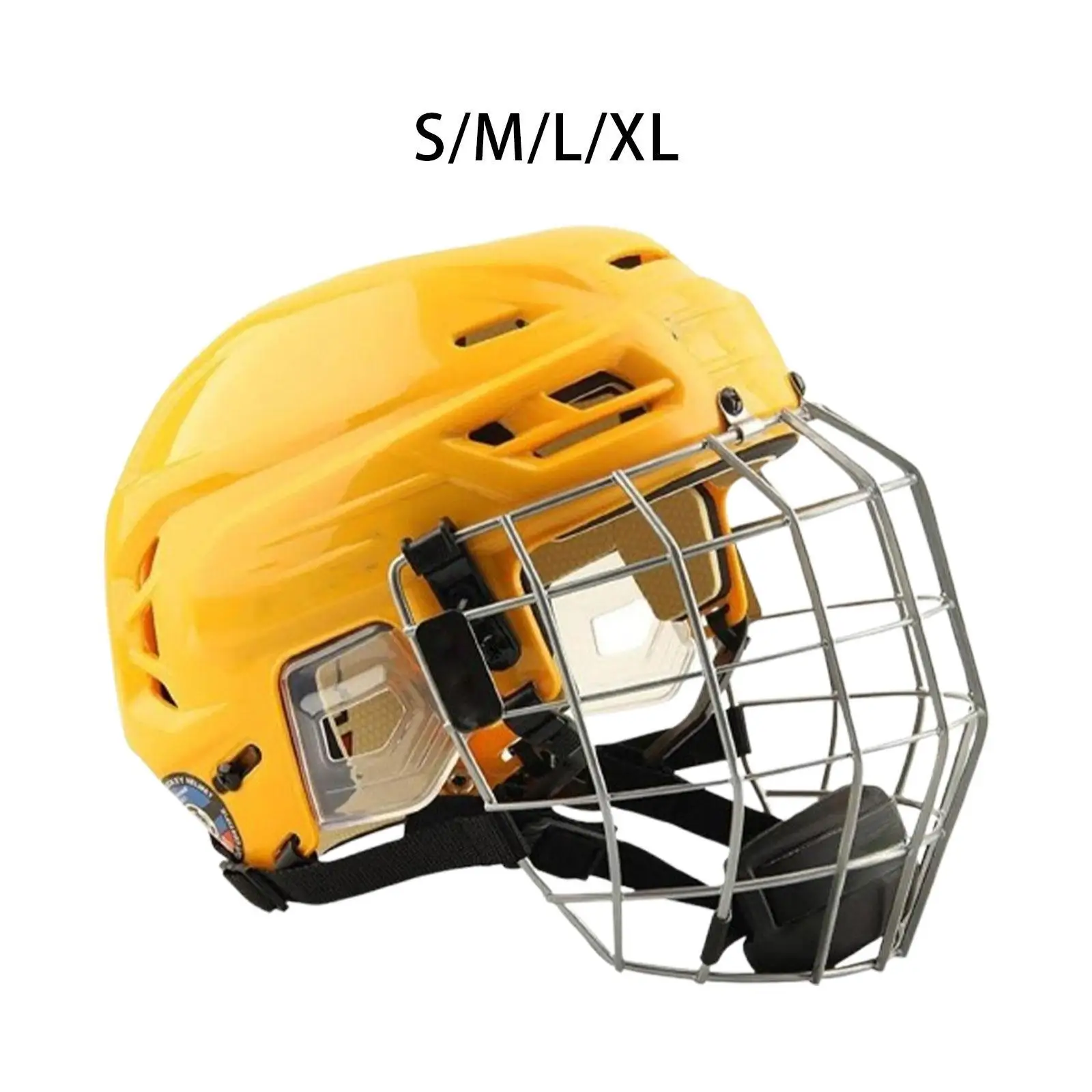 Hockey Helmet Headgear Competition Sturdy Training Exercise Breathable with Facemask Ice Speed Skate Helmet Ice Hockey Helmet