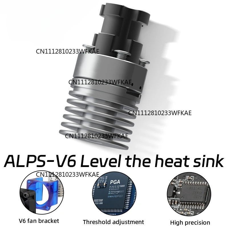 Mellow ALPS-V6 Heatsink Smart Leveling Nozzle Probe For E3D V6 Volcano Hotend DIY 3D Printer Voron Vzbot Blv