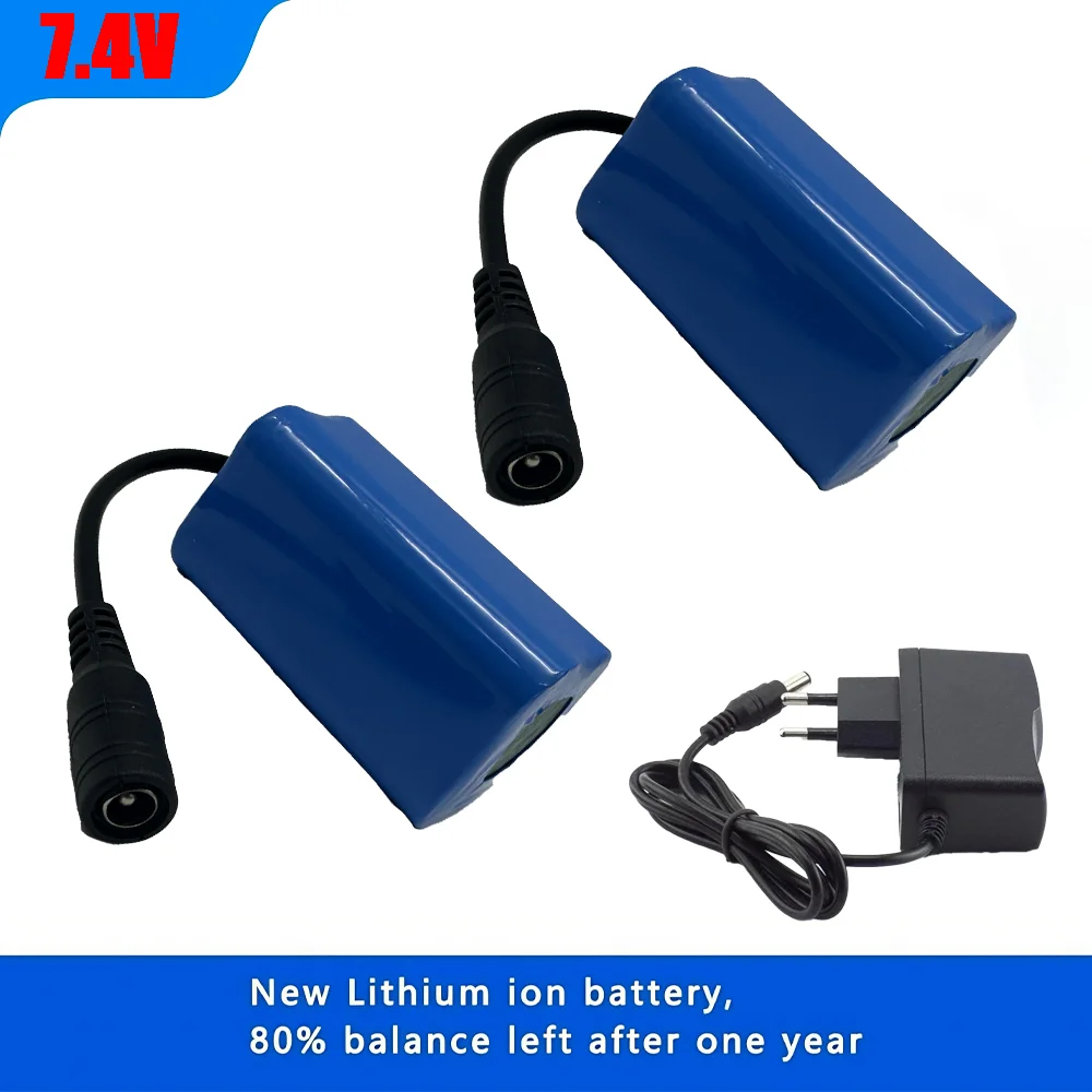 

7.4V 198AH rechargeable lipo battery For C18 H18 V007 T188 T888 So on remote control RC fish feeding hook bait boat spare part