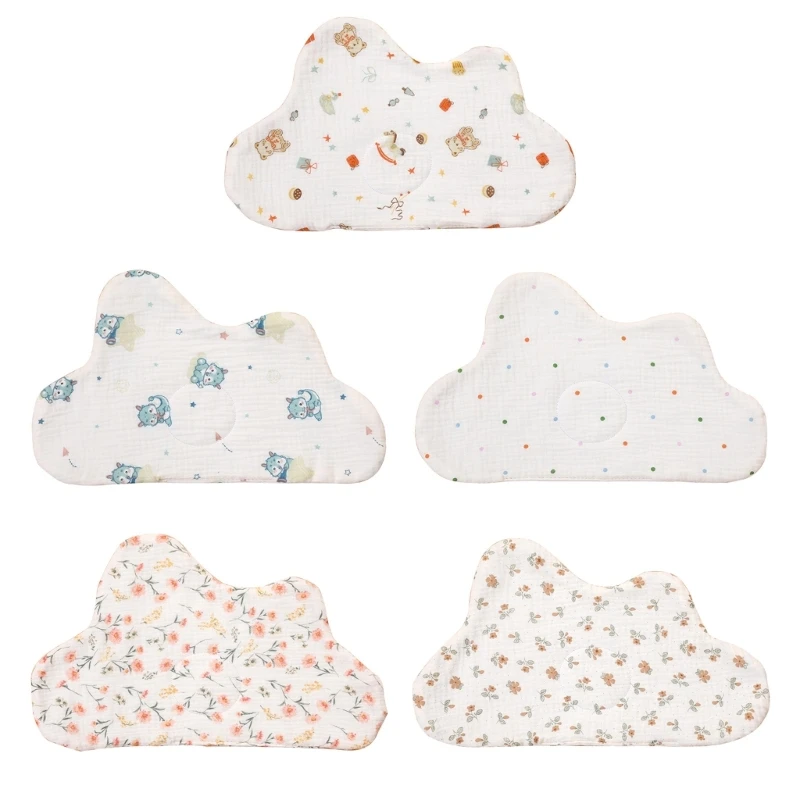 Cloud Shaped Baby Pillow for Newborns Comfortable Sleep Head Support Cushions W3JF