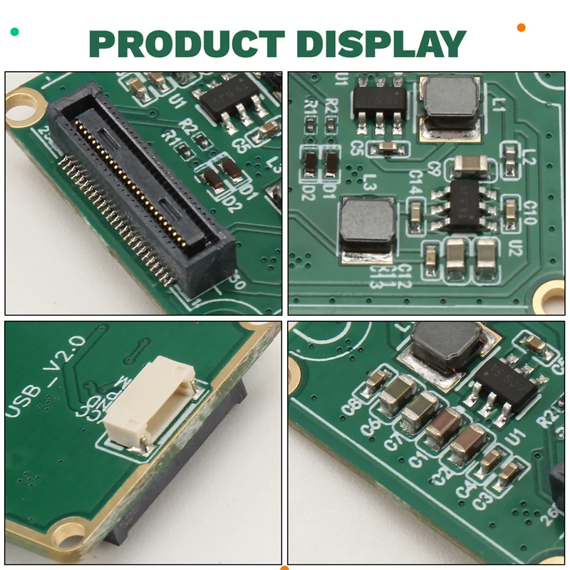 Papan Driver PCBA Pencitraan Termal Seri ABVO-UV, Papan Konversi Analog USB, Papan Driver Pencitraan Termal Seri UV