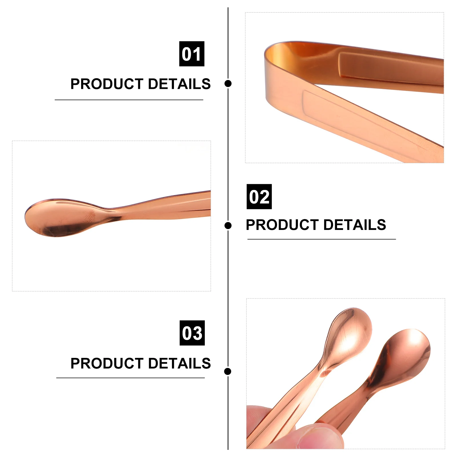 

8pcs Stainless Steel Ice Tongs Cube Clips For Cocktails Whiskey Iced Drinks Rust Resistant Serving Tongs Kitchen Bar Tool