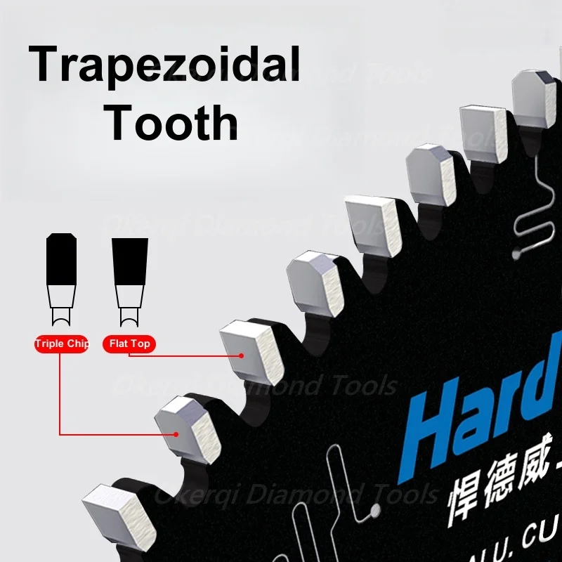 110/185/205/255 مللي متر الألومنيوم وغير الحديدية شفرة المنشار المعدنية TCG أسطوانة تقطيع لسبائك الألومنيوم ، طاحونة زاوية ، منشار دائري