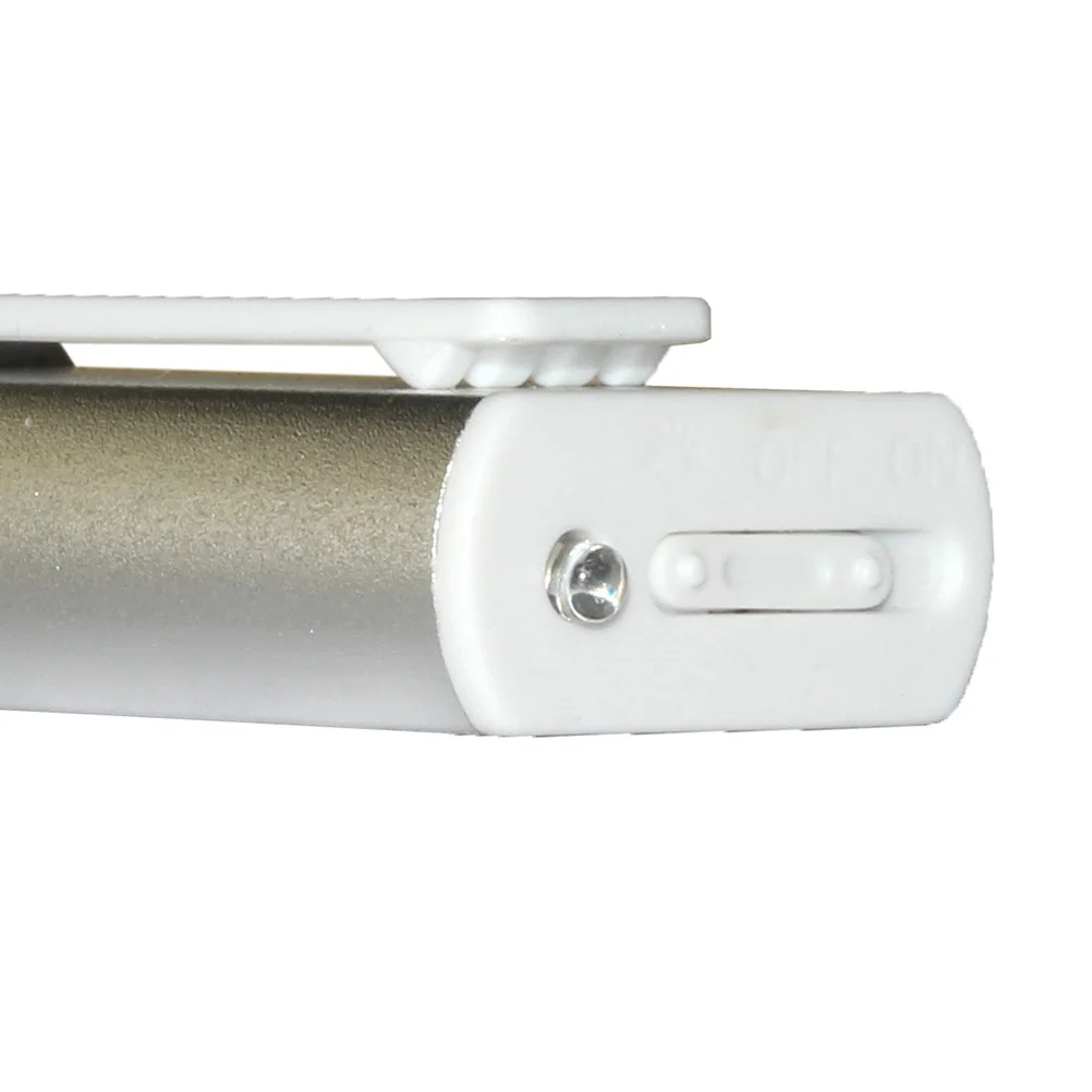 

Mini Mp3 Player USB Silver Compact Durable Plastic Support 16GB Slot LED Flashlight Rechargeable Portable