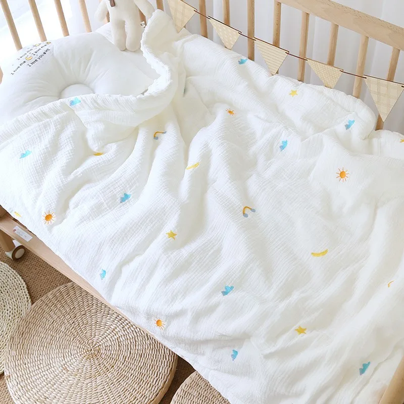 Thick Baby Quilt Pure Cotton Spring Autumn Winter Newborn Baby Blanket 100x120cm 120x150cm Pacify Kids Children Blanket For Bed