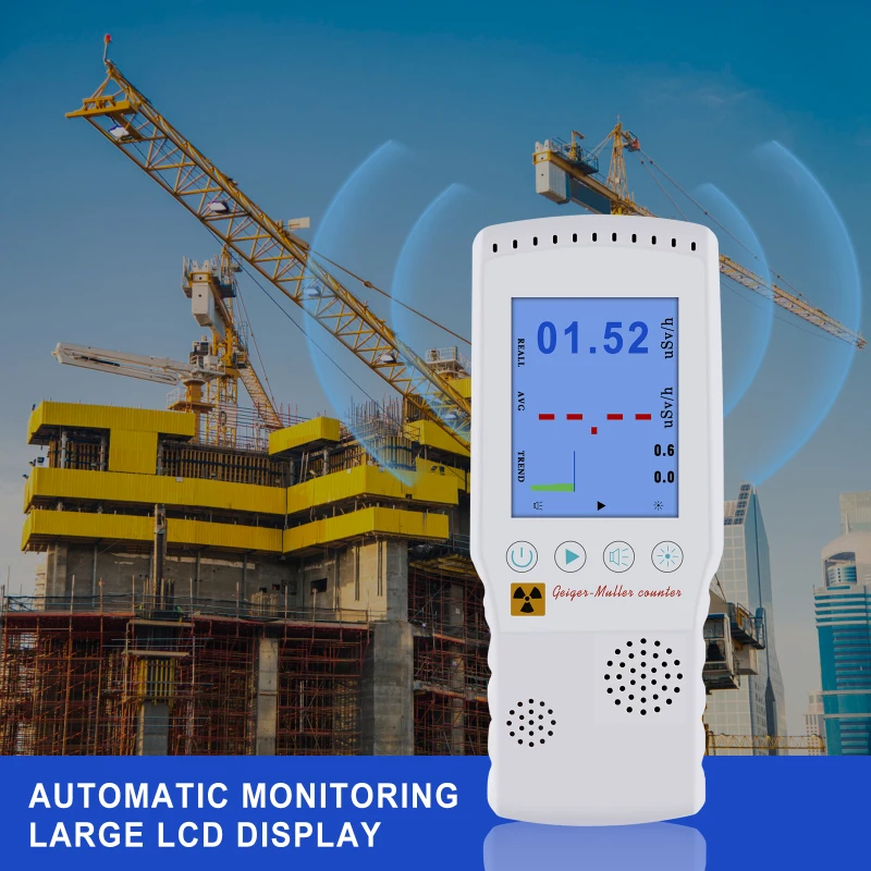 

Geiger Counter Nuclear Radiation Detector Personal Dosimeter X-ray Beta Gamma Detector LCD Electromagnetic Radioactive Tester