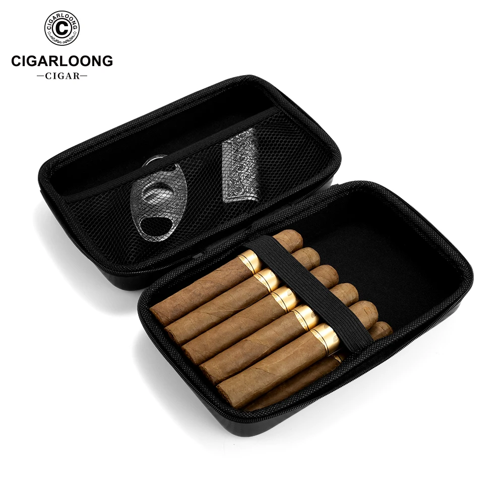 CIGARLOONG シガーボックス CIGARLOONG Cigar Organizer Cigar Bag with Compartments for Cigar