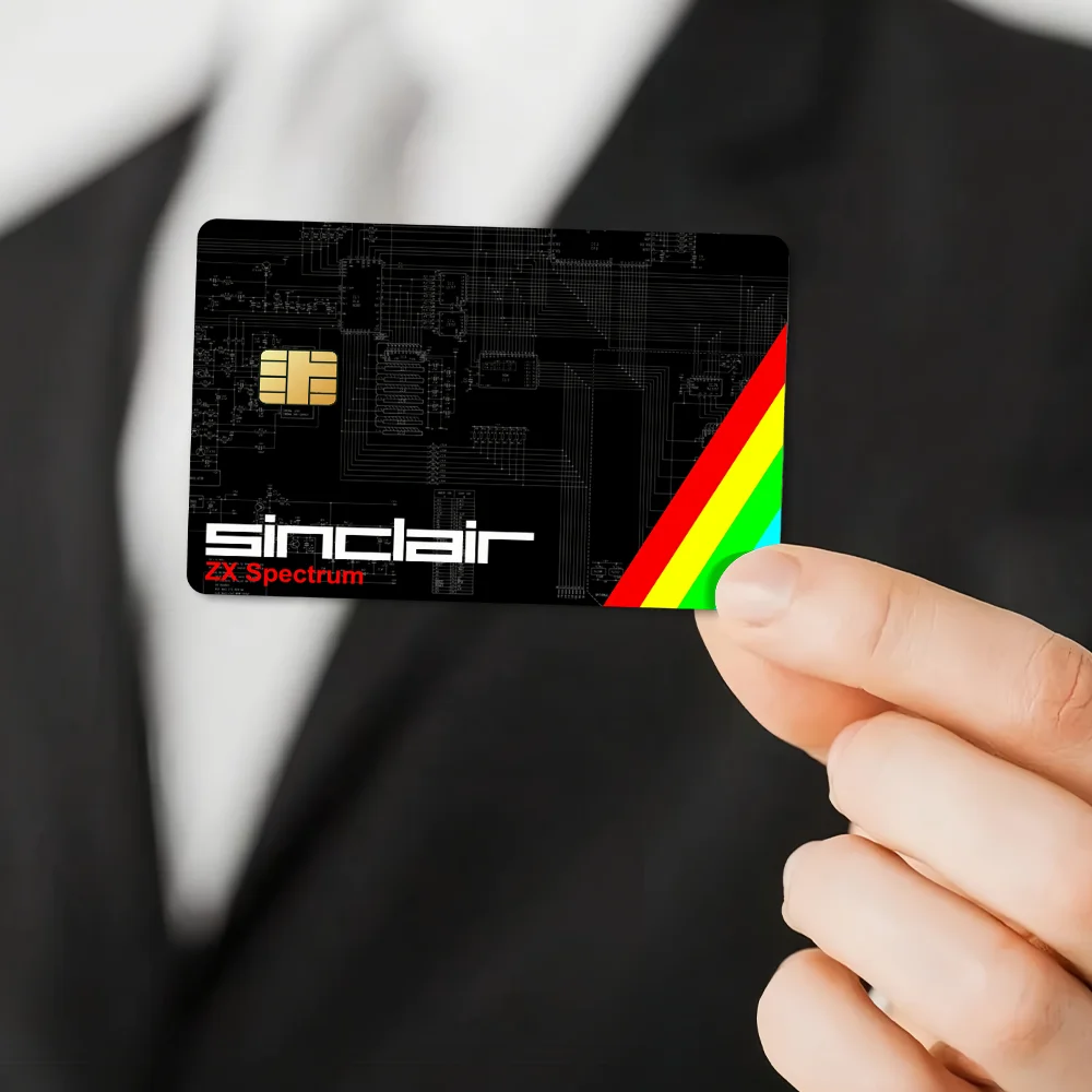 الرجعية سنكلير Zx الطيف بارد الأزياء خدش نمط ملصقات جديدة للماء الديكور غطاء بطاقة 4 قطع