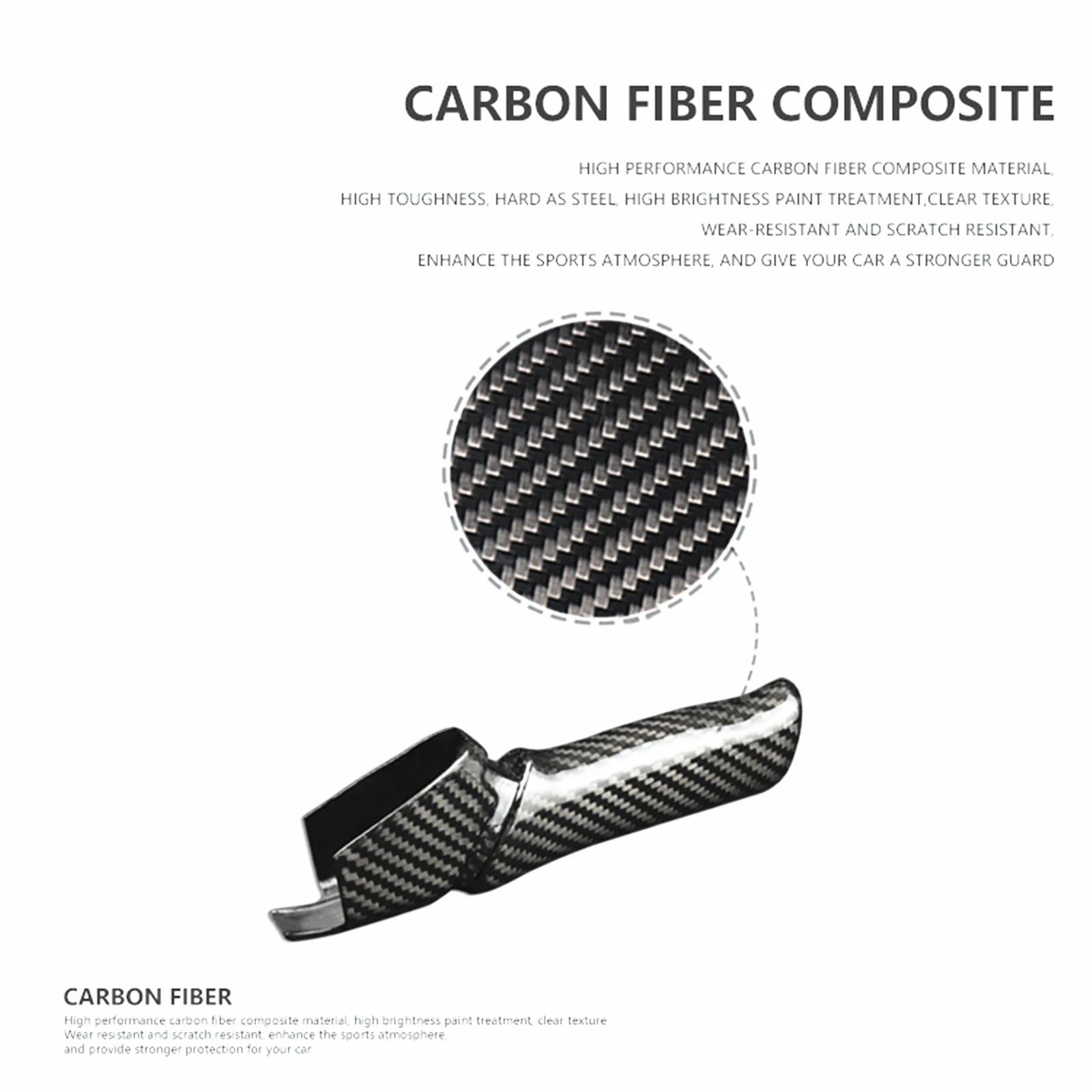 

Interior Hand Brake Handle Cover Handbrake Grip Trim For Nissan GTR R35 2009-2016