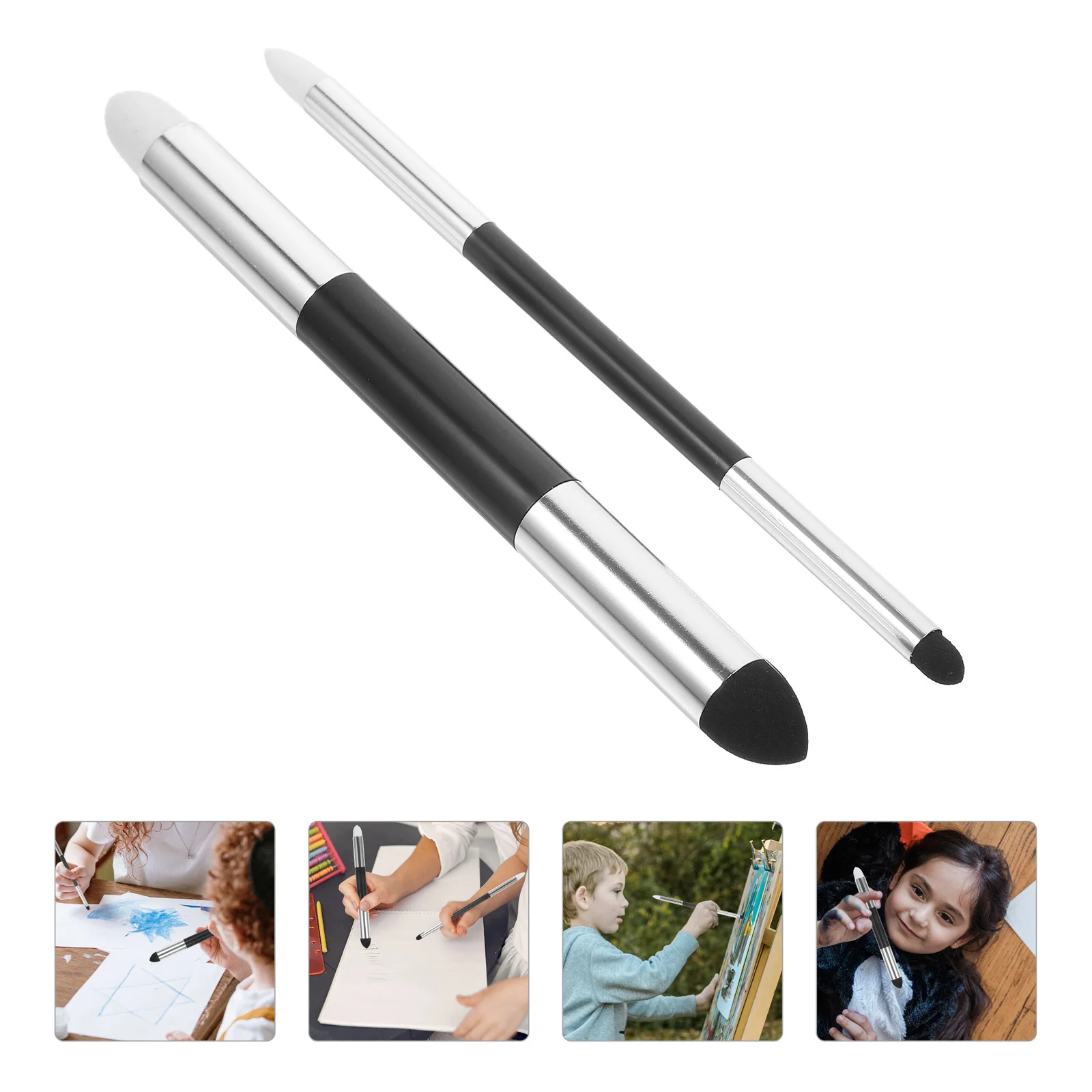 4 Pcs Kneading Sketch Rub Pen Blender Drawing Kneaded Eraser Sponge Artist Charcoal Tool Stumps