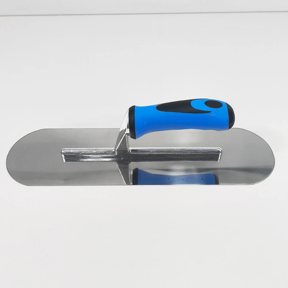 

Diatom Mud Polishing Drywall Tools Brand New Easy To Handle Professional Trowel Silver Blue Stainless Steel Material