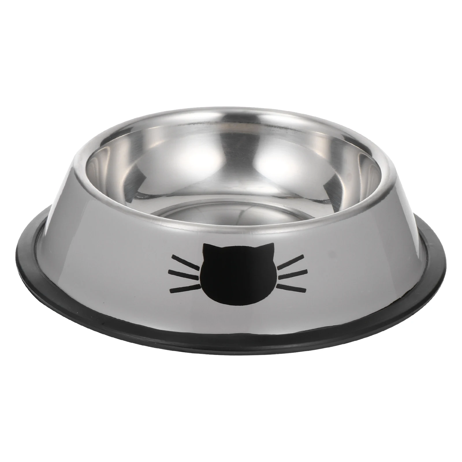 

Pet Bowl Small Kitten Cat Bowls Food Feeder Puppy Water Dog Feeding Stainless Steel