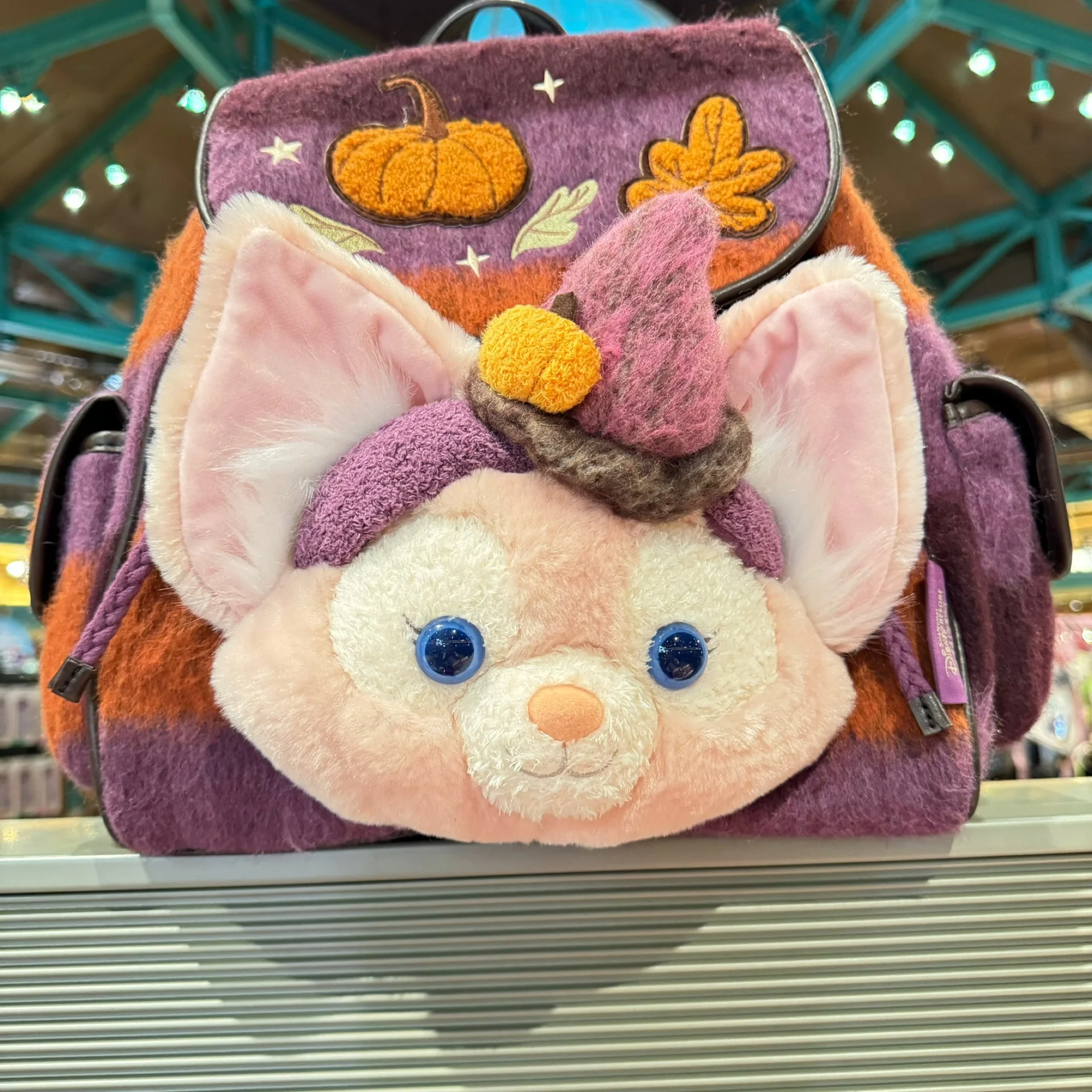 Shanghai Disneyland Halloween 2024 - Lina Belle - Little Fox Double-Shoulder Backpack for Girls - Schoolbag Gift - Souvenir view 4