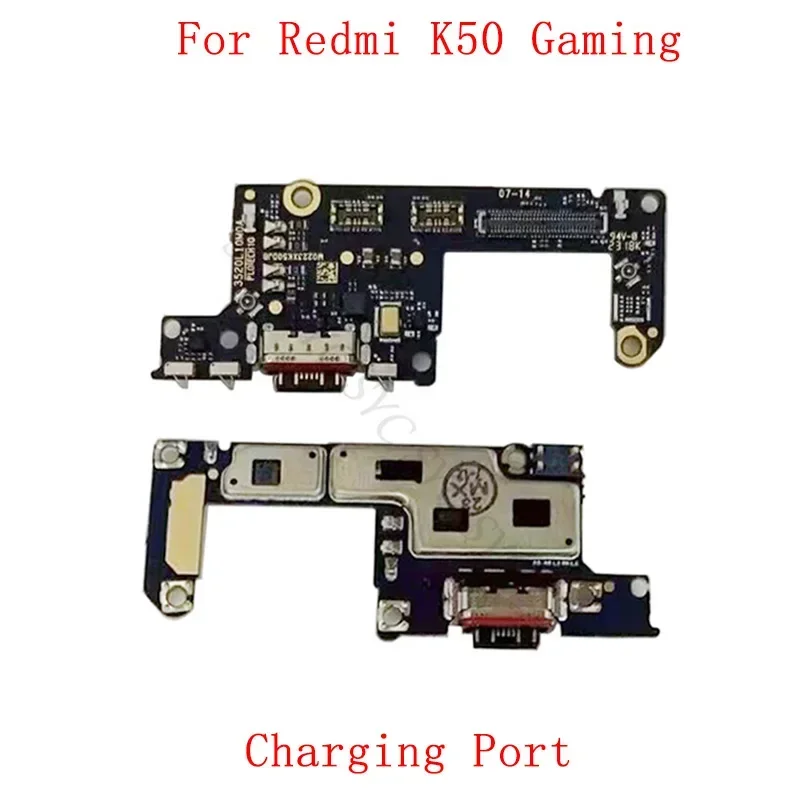 

USB Charging Connector Flex Cable For Xiaomi Poco F4 GT Redmi K50 Gaming Charging Port Board Repair Parts