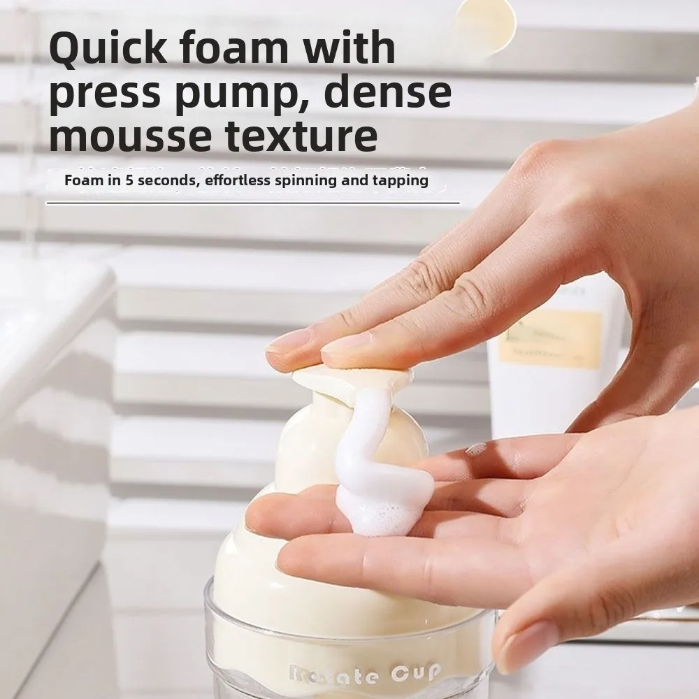 

Cartoon Plastic Empty Pump Dispenser Bottles Refillable Large Capacity Dispenser Bottle Foam Pump Bottle Shower Gel