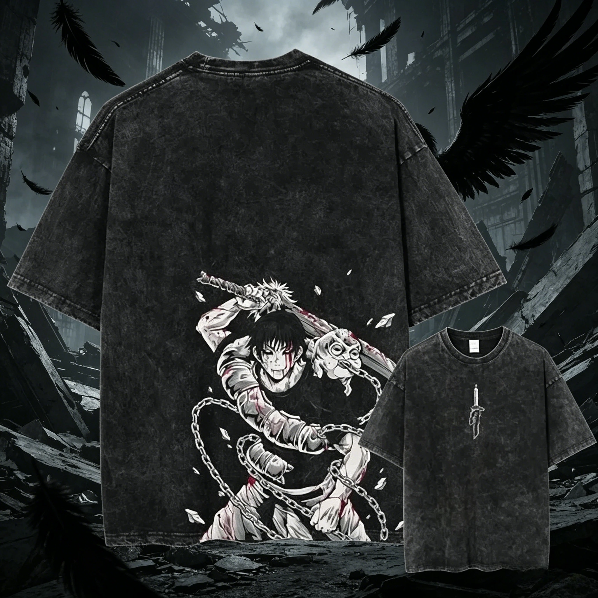 

2026 Summer Fushiguro Toji Printed T Shirt Anime Jujutsu Kaisen Tshirt Men Women Casual Loose T-shirts Washed Cotton Tee Male