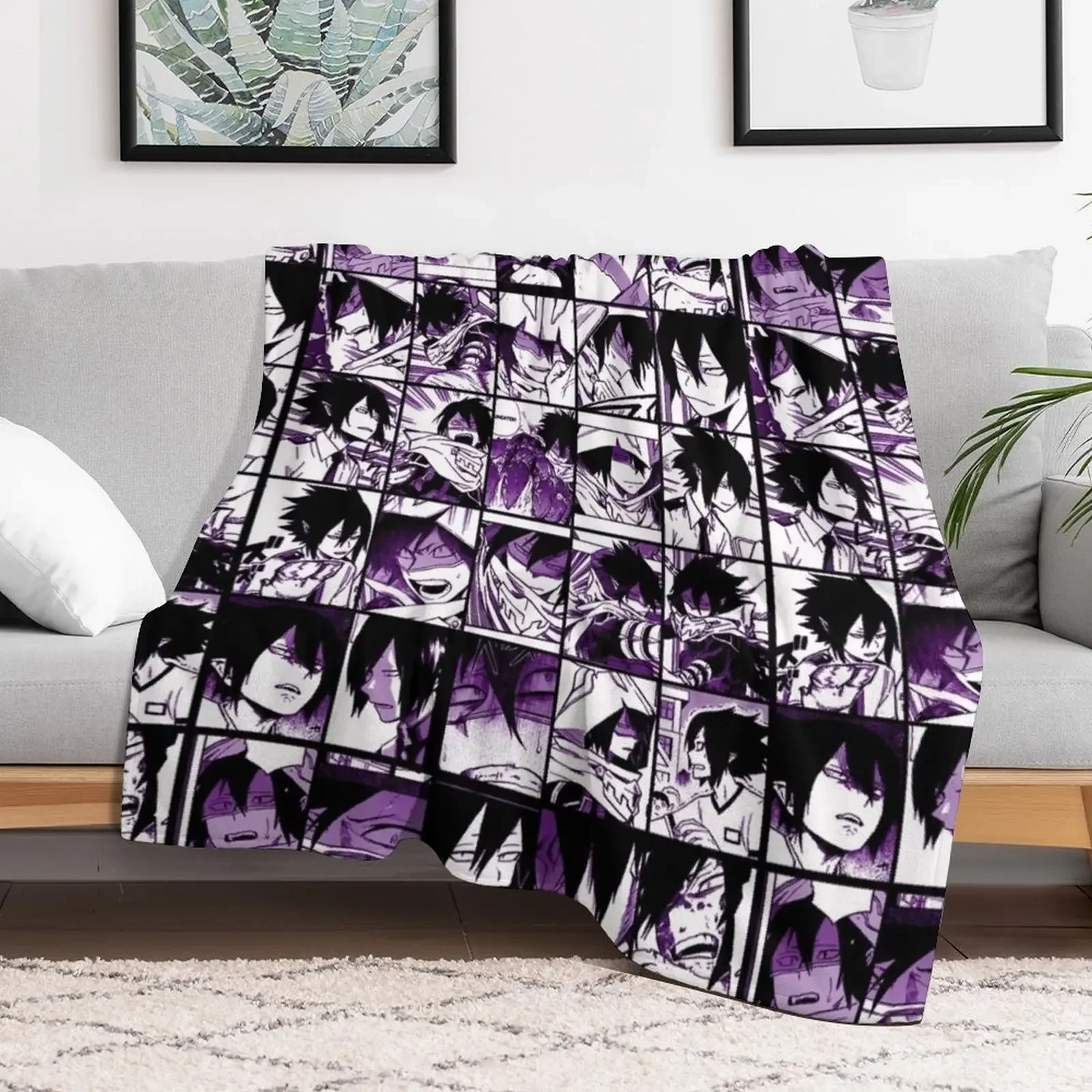 Tamaki Amajiki Collage color version Throw Blanket Plush Camping christmas decoration Furrys Blankets