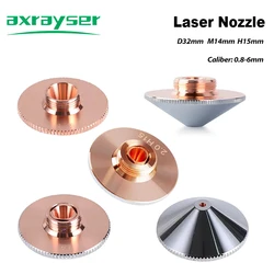 Raytools Nozzle for Fiber Laser Cutting Machine D32mm M14 Caliber 0.8-4.5mm Single Double Layer