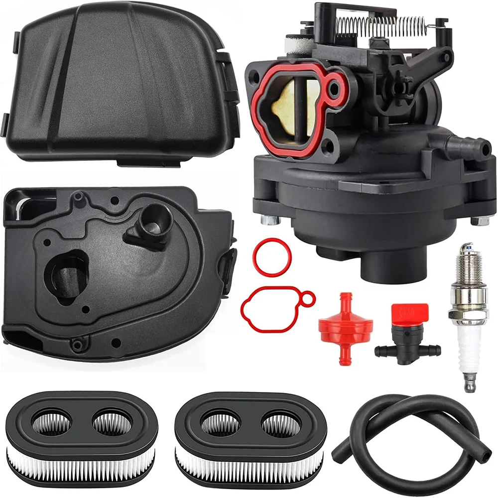 

Комплект карбюратора 799584 594058, крышка для воздухоочистителя 595658 с базовым 595661 воздушным фильтром в сборе подходит для B & S Carb 798452 594057