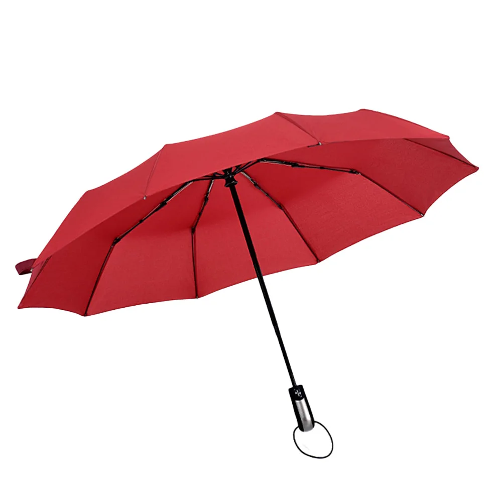 

Automatic Folding Windproof Umbrella Double Large Business Rain Parasol Ten Bone Lightweight Portable Sun Protection