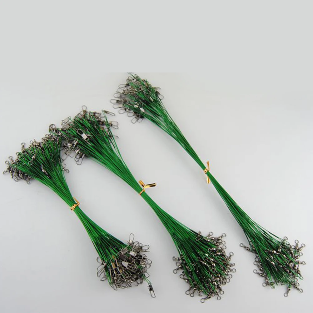 

50 Pcs 20CM Wear-resistant Lure Line Steel Wire Front Anti-bite Wire Line Super Strong Fishing Line Main Line Sub-line Offshore