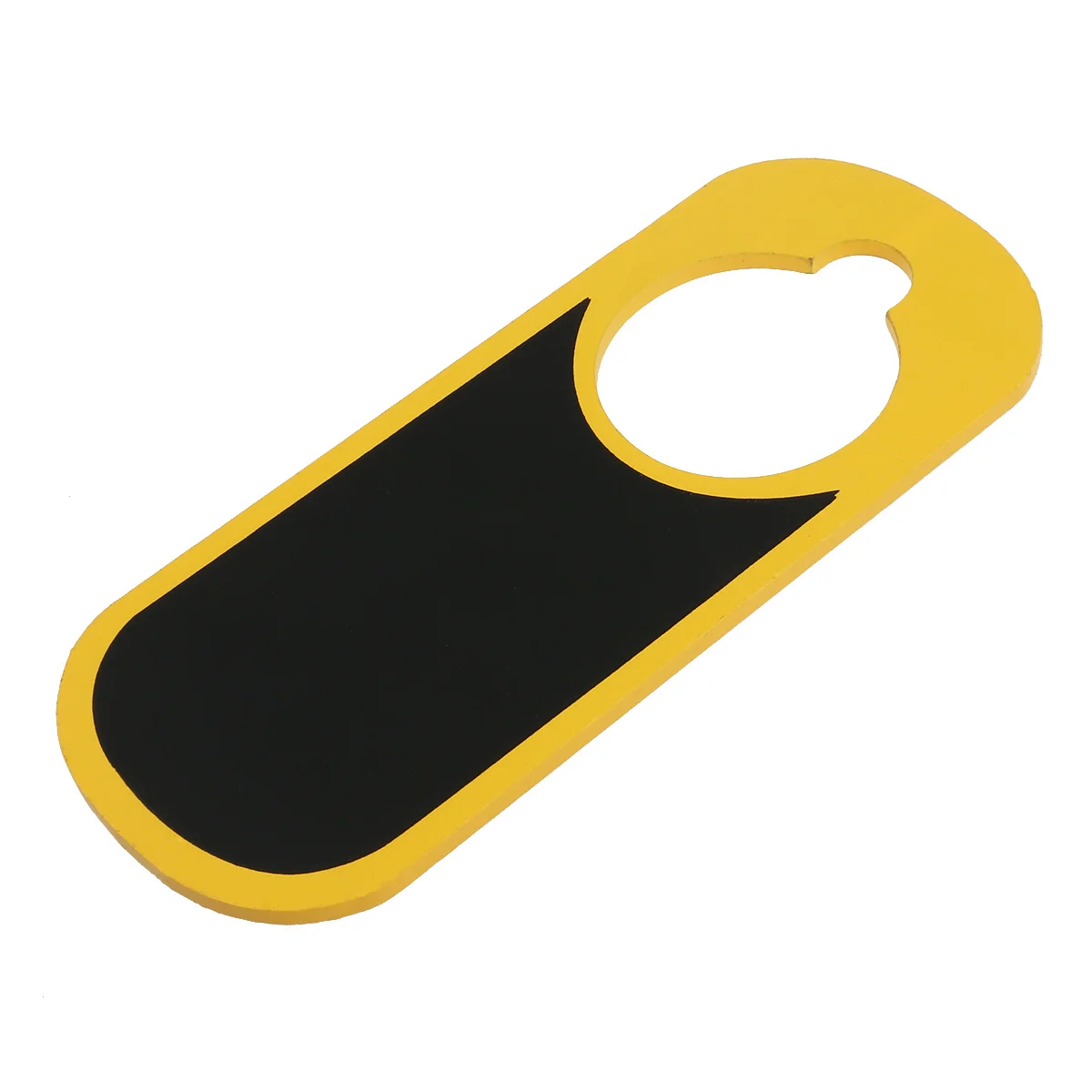 الأصفر باب خشبي شماعات 22X9 سنتيمتر 0.5 سنتيمتر سميكة فارغة السبورة تسجيل جدار معلق مجلس الوجهين باب صغير تحذير العلامة #1