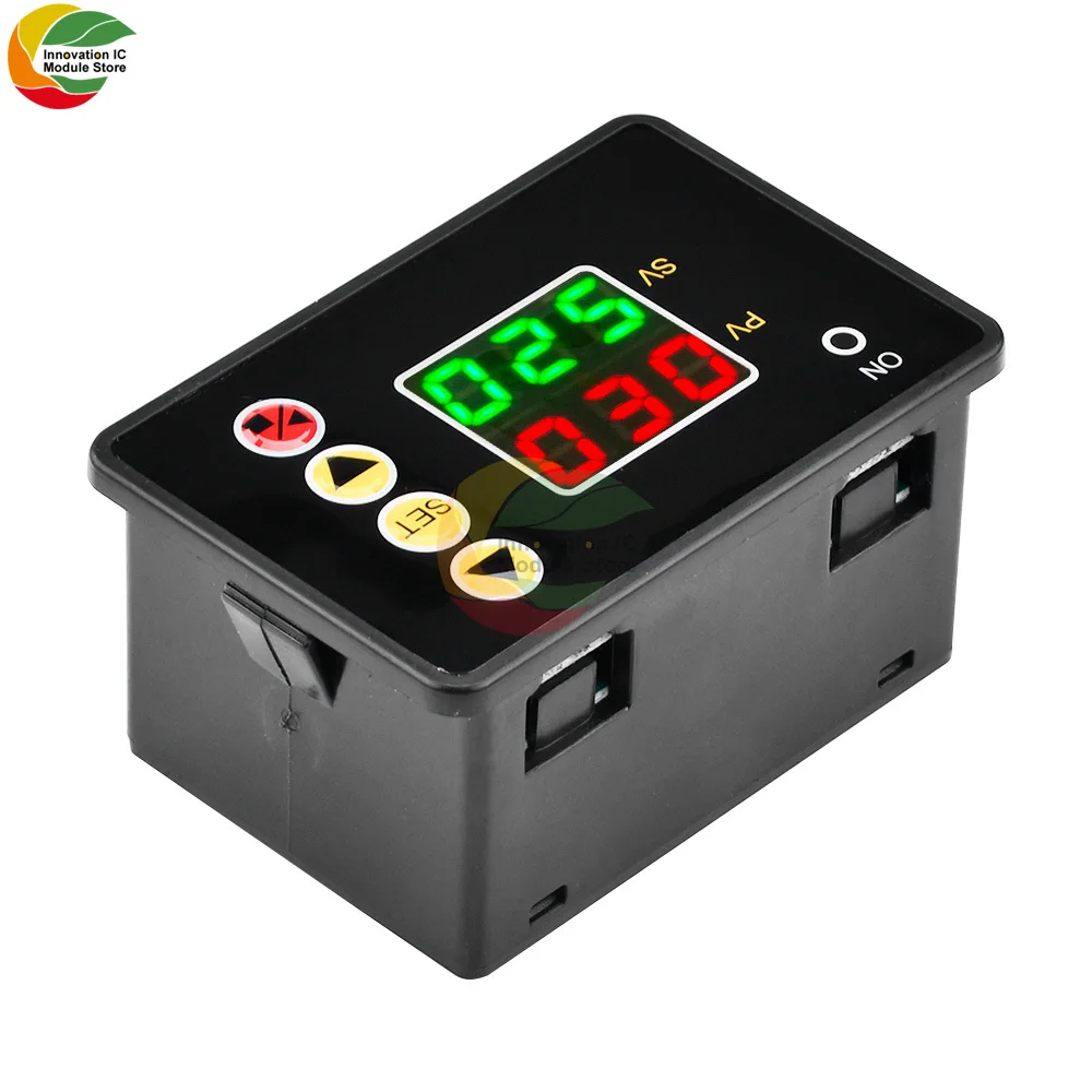 Delay Relay Module DC 12V 24V Timer Relay Digital Timer Cycle Delay Switch Module AC 220V Power On-Off Controller