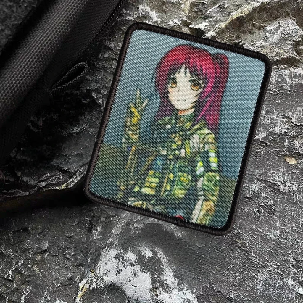 شارات طباعة شارة المعنويات الروسية ، محارب AK ، خطاف عسكري تكتيكي وحلقة ، سترة شارة ، ملصقات حقيبة ظهر ، انتفاضة