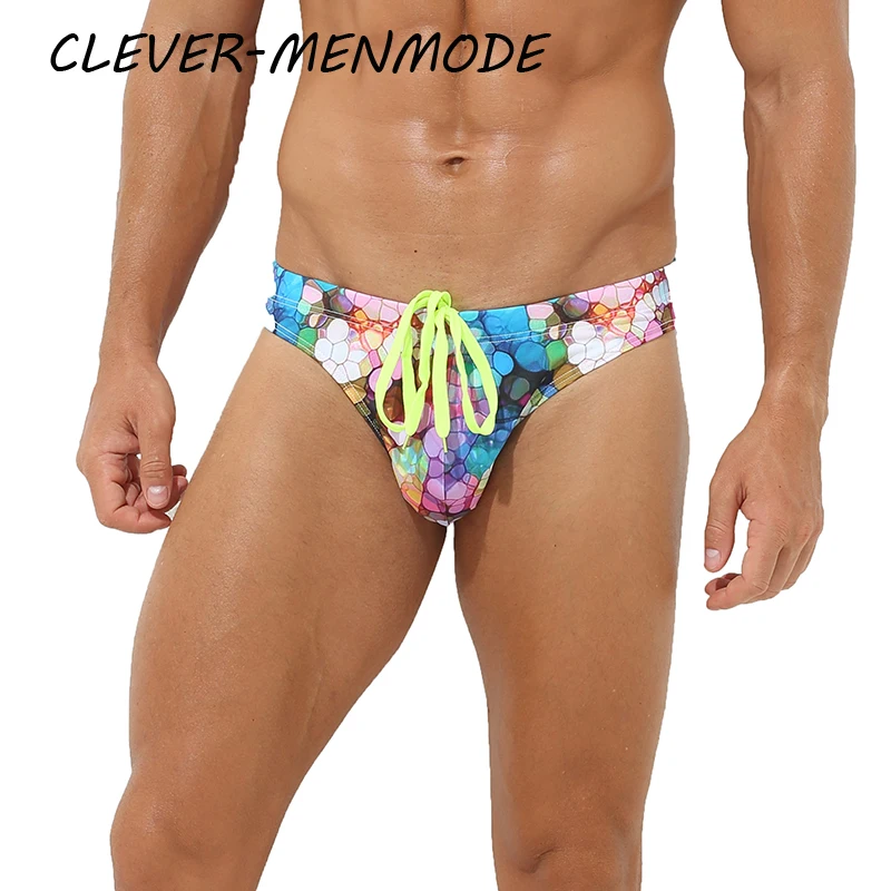 Herren Sexy Sommer Strand Bikini Badeanzug Europäisch Amerikanisch Mode Bikini Bedruckt Badeslip Strand Surf Shorts Strandbekleidung – Detail 2