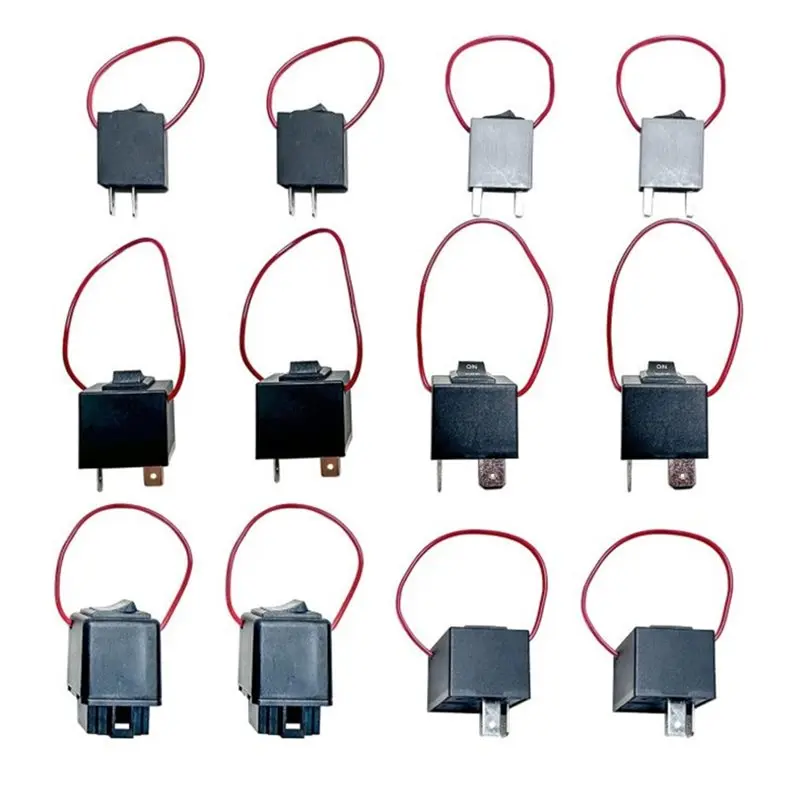 

For Multiple Automotive Systems Relay Switch Kit(12 Pcs) And Diagnostic Scan Switch Kit With Amplifier Loop Included