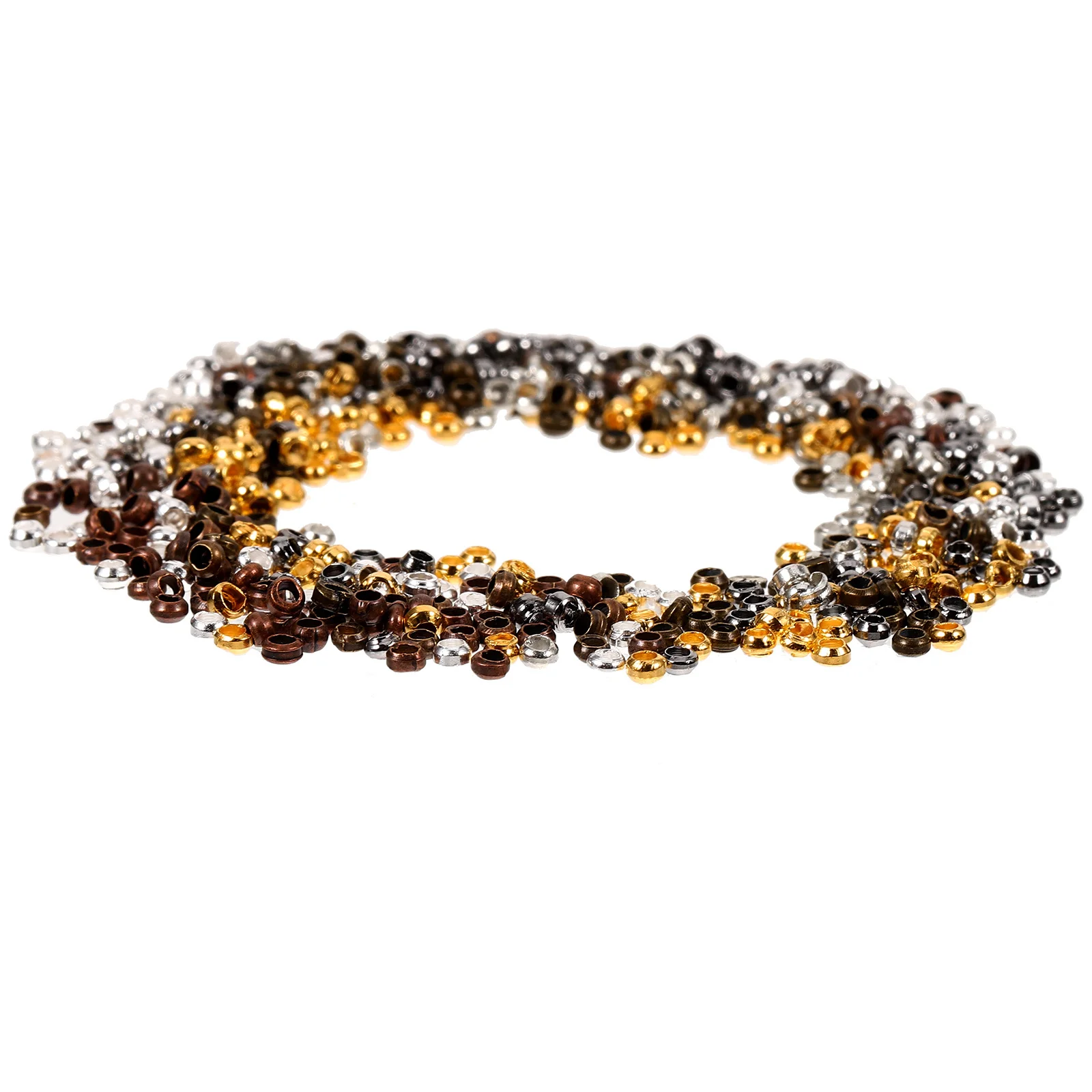 

300Pcs Spacer Beads Copper Jewelry Loose Beads DIY Necklace Bracelet Accessories DIY Jewelry Accessories Bracelet Bead Material