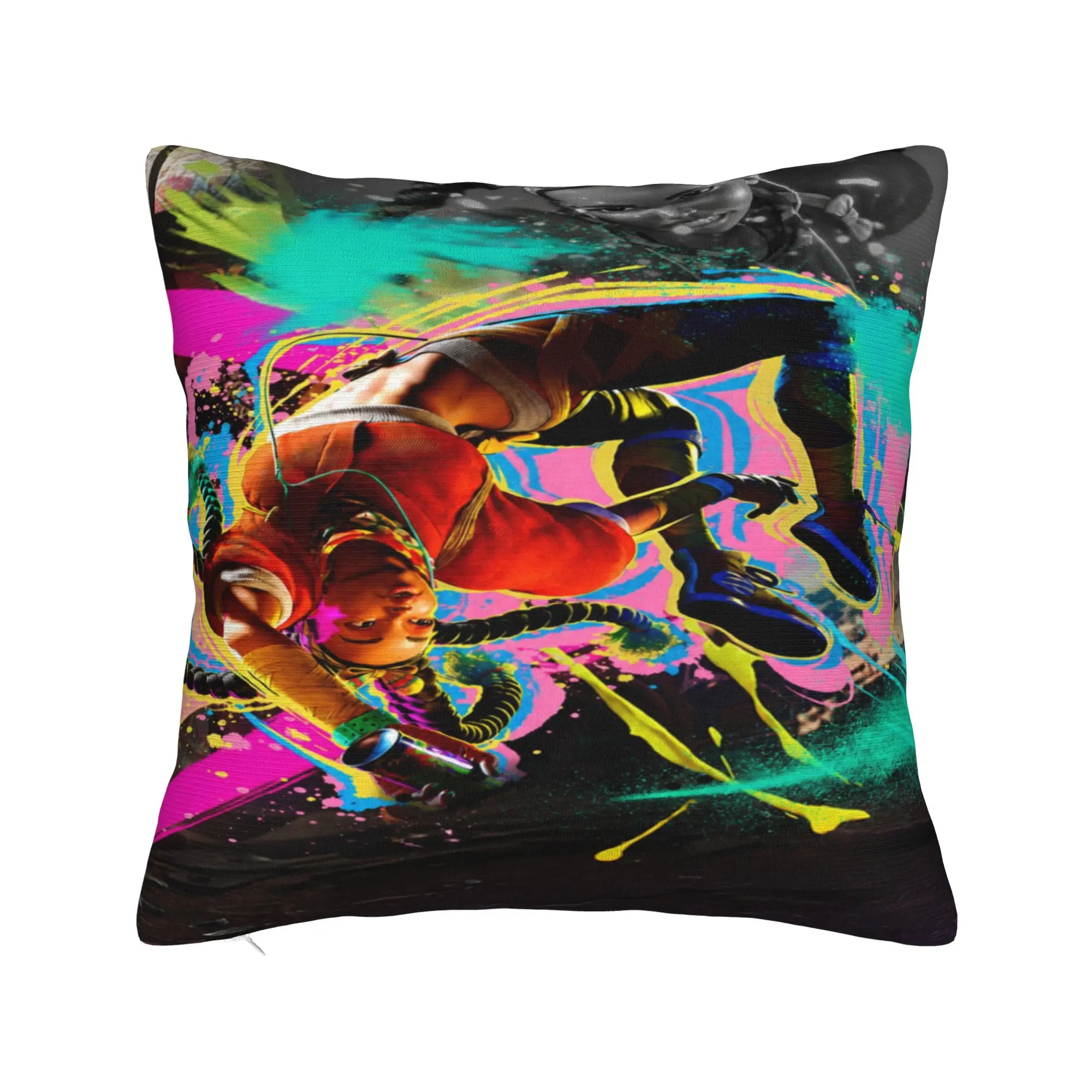 Streets Fighters Printing Pillowcase Cushion Cover  Pillow Covers Warm Home Decoration Zipper Multi Size