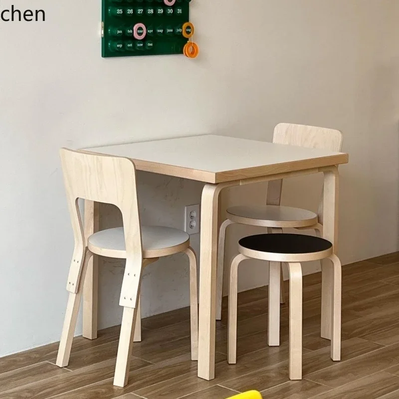 DSAround dining table home modern simple desk rectangular coffee table living room decoration