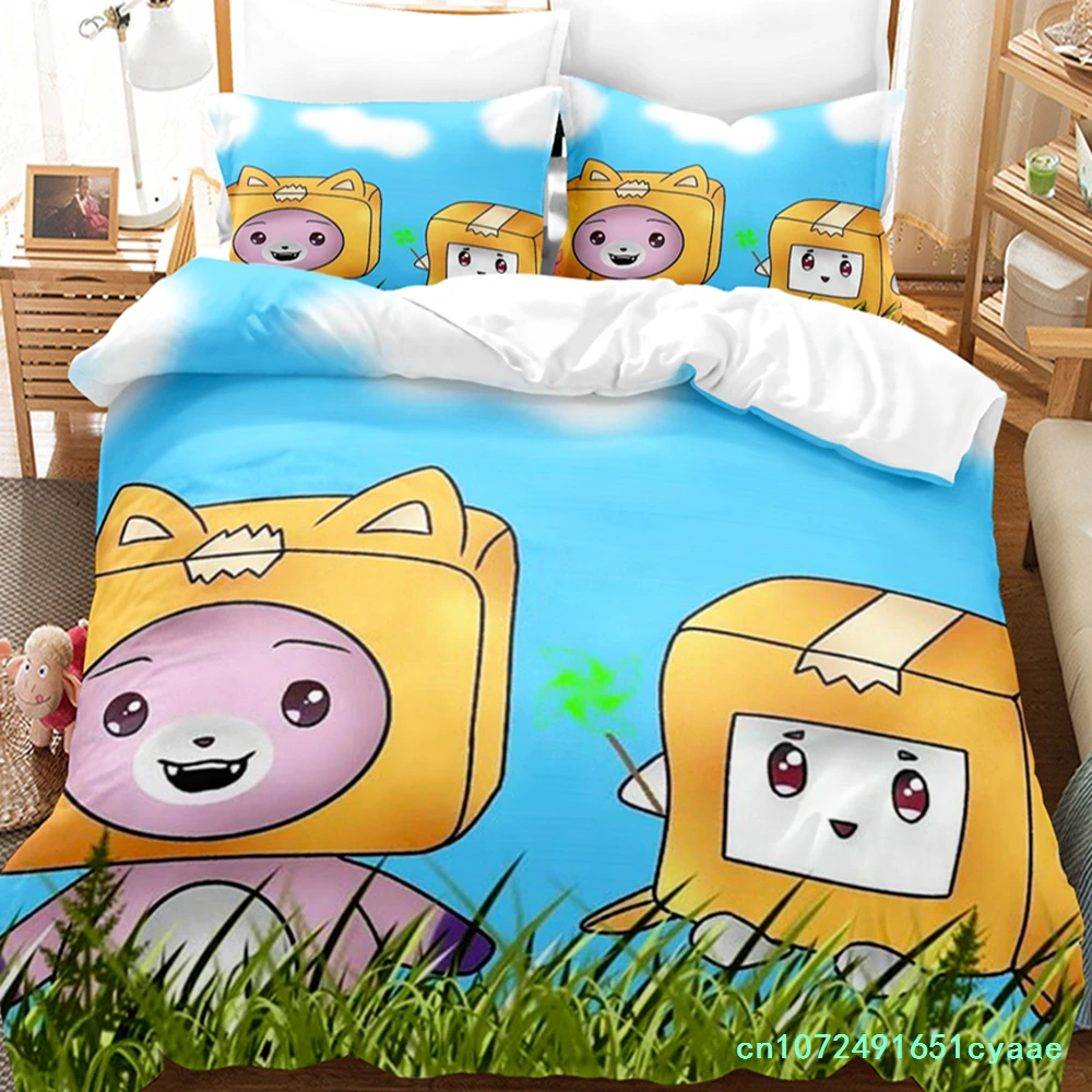 ชุดเครื่องนอนลายการ์ตูน 3D Lan - Linen Duvet Cover บทวิจารณ์และราคา