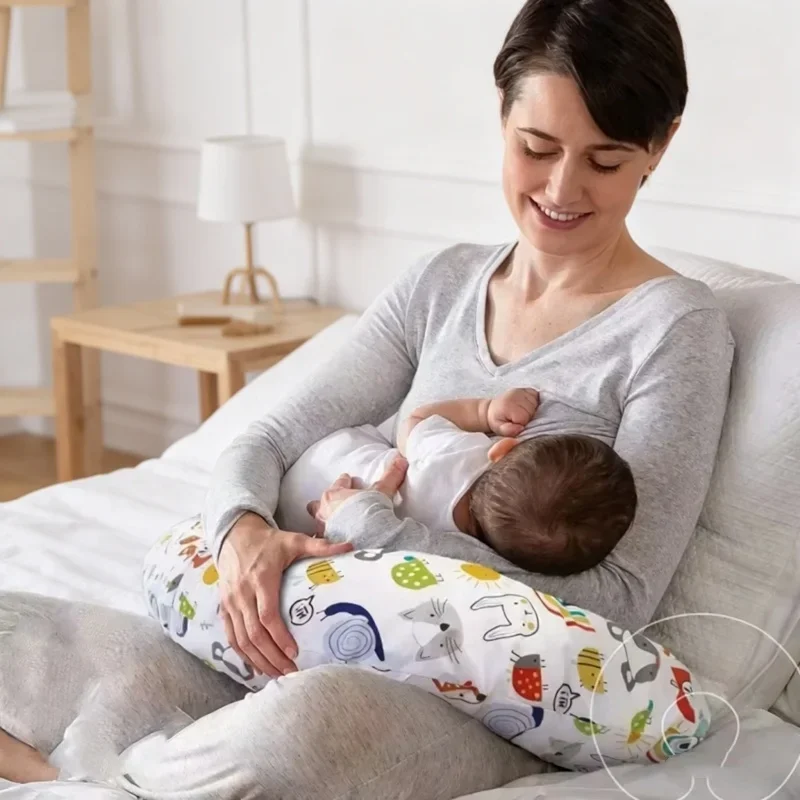 Autumn Winter Detachable Nursing Pillowcase Replacement Cover for Baby Pregnant Women Nursing Pillow Protector Case Accessory
