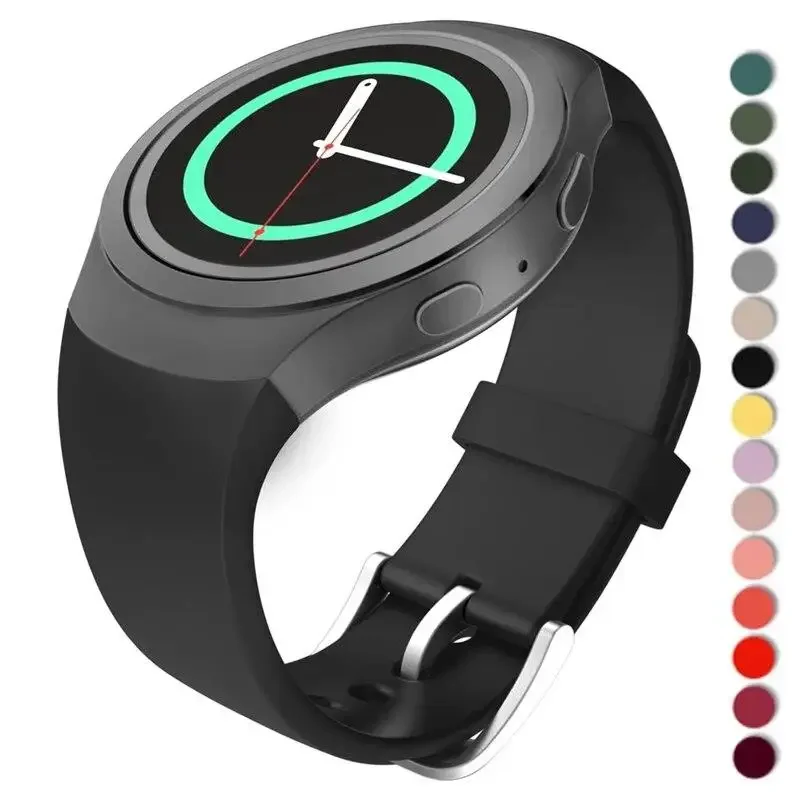 

Sport Strap For Samsung Galaxy Gear S2 R720 R730 Smart Watch Band Silicone wristband bracelet correa watchband S 2 accessories