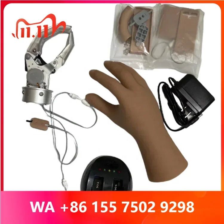 artificial limb arm prosthesis Finger mole myo hand prosthetic hand with silicone hand coer
