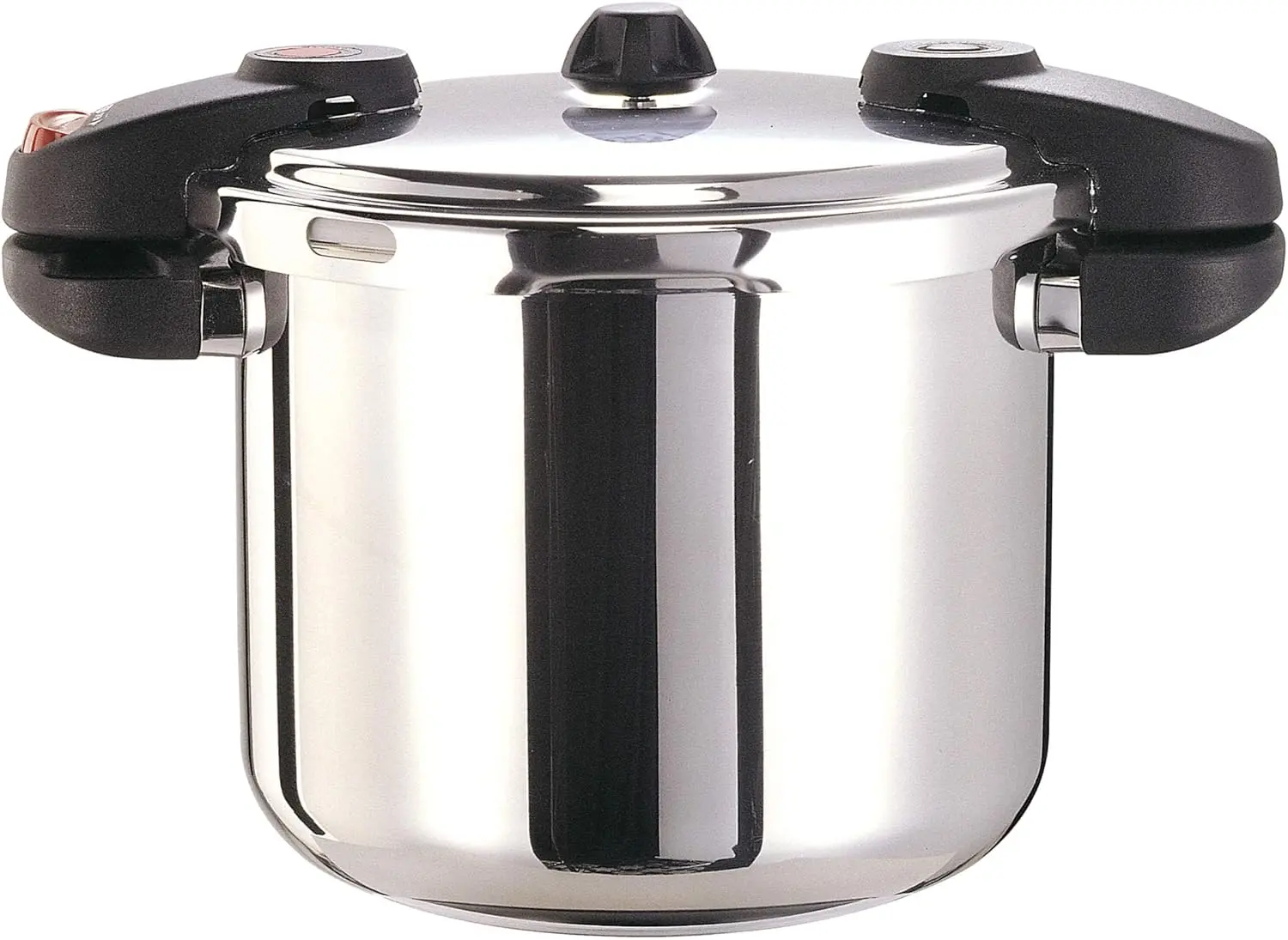 Pressure Cooker 8 Qt Stainless Steel - Small Canning Pot with Lid for Home, Commercial Use - Easy to Clean Stove Top Pressure