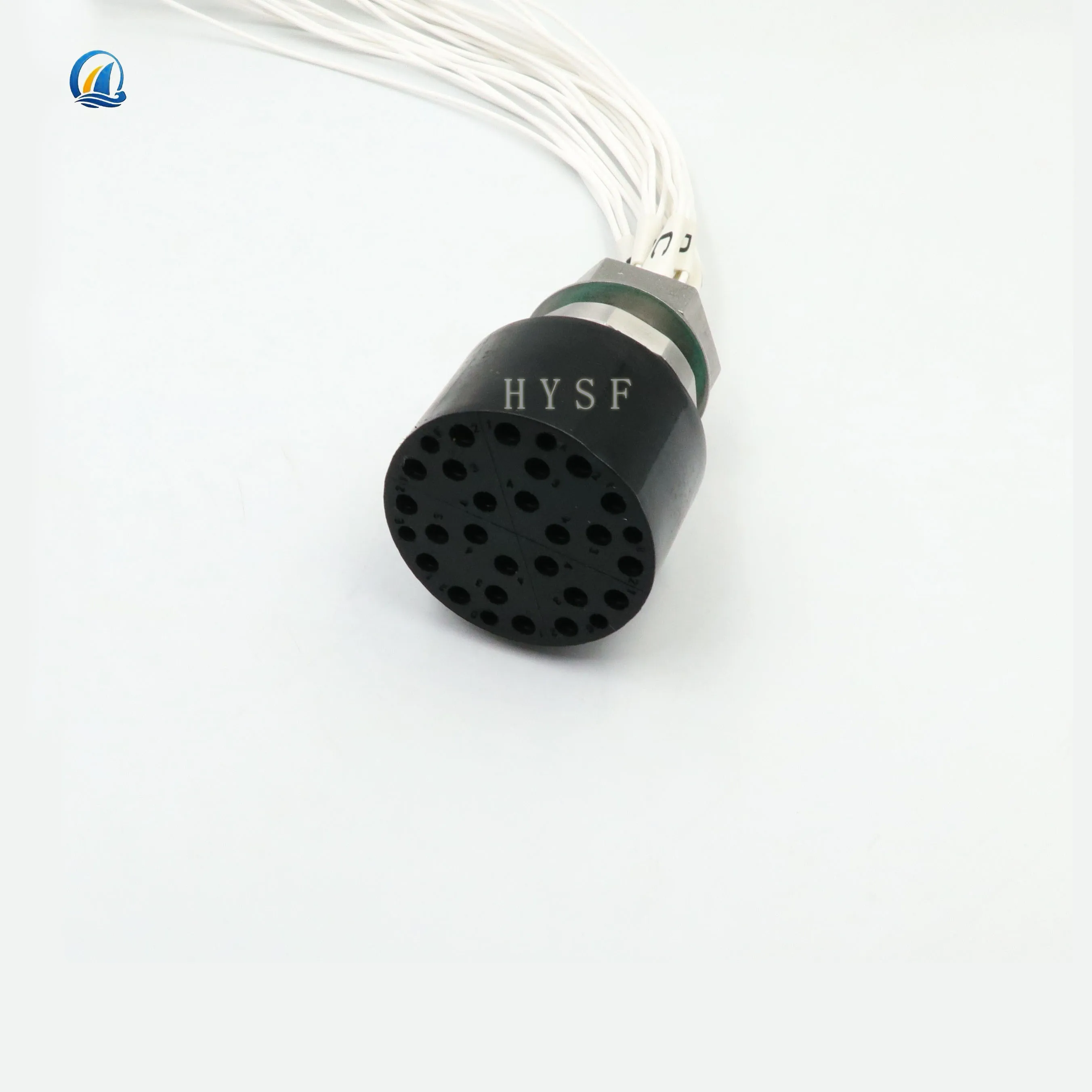 24 pin 6 petal seacon pluggable wet underwater stainless steel ROV waterproof plug sealed deep-sea seabed connector