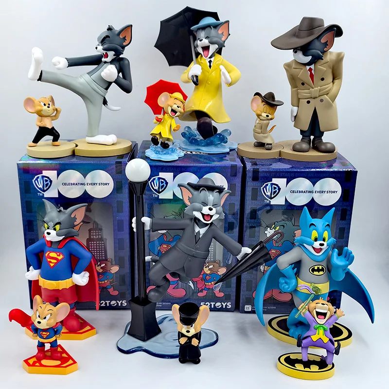 

Tom And Jerry Warner Anniversary Collection Series Blind Box Anime Action Figure Ornament Cute Figurine Toys Kid Birthday Gifts