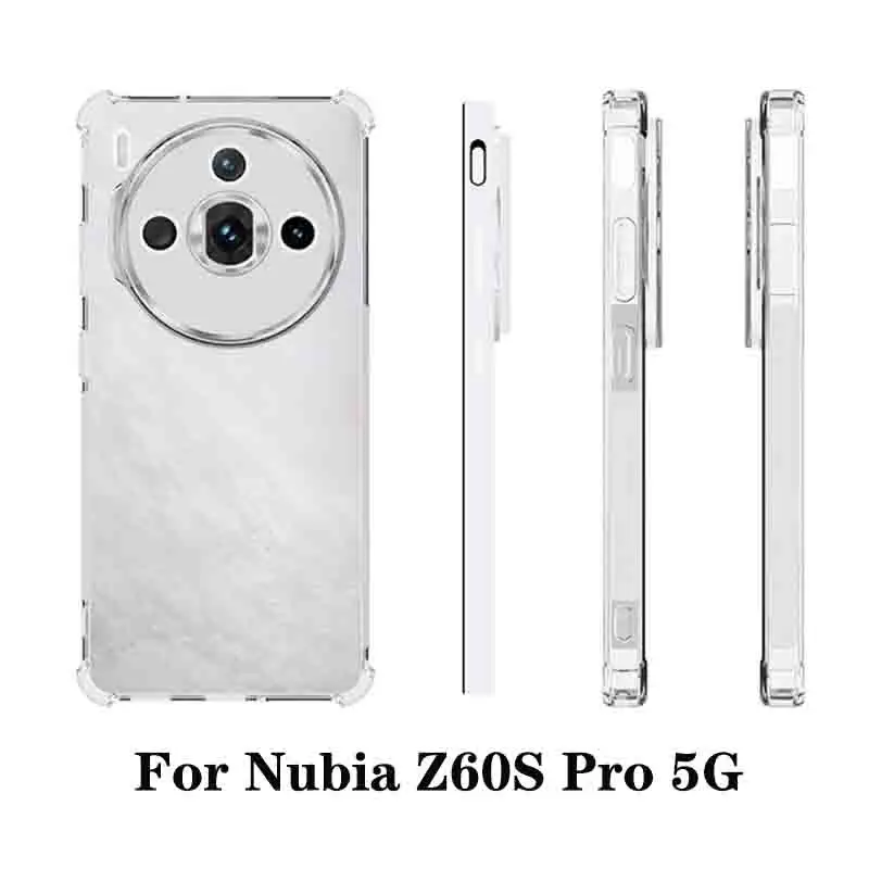 

ZTE Nubia Z60S Pro NX725J Case Airbag Silicone TPU Bumper Shockproof Back Cover Phone Case for ZTE Nubia Z60S Pro Z60SPro NX725J