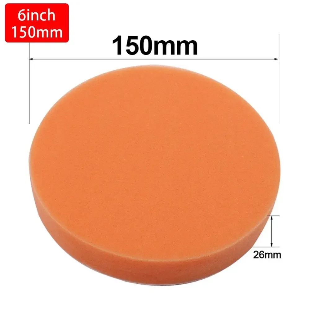 1Pcs Sponge Buffing Foam Sponge Polishing Pad Power Tools Accessories Removes Scratches Car Polishing Disc Flat Wavy 3-7inch